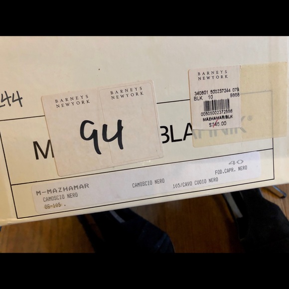 Manolo Blahnik Mazhamar heels / open toe booties - Picture 6 of 6